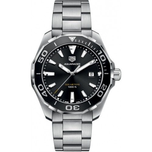 Tag Heuer Aquaracer 43mm Black Dial Men's Watch WAY101A-BA0746 Tag Heuer Aquaracer 43mm Black Dial Men's Watch WAY101A-BA0746